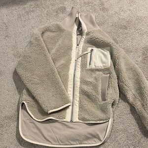 Cozy Beige Sherpa Jacket